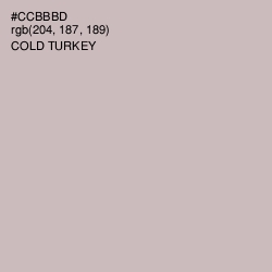 #CCBBBD - Cold Turkey Color Image